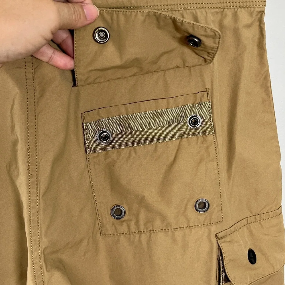 RLX Ralph Lauren Cargo Shorts Mens Nylon Blend Outdoor Hiking Camping Utililty S